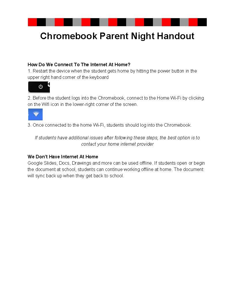 Page 2 CME Chromebook Parent Night Handout
